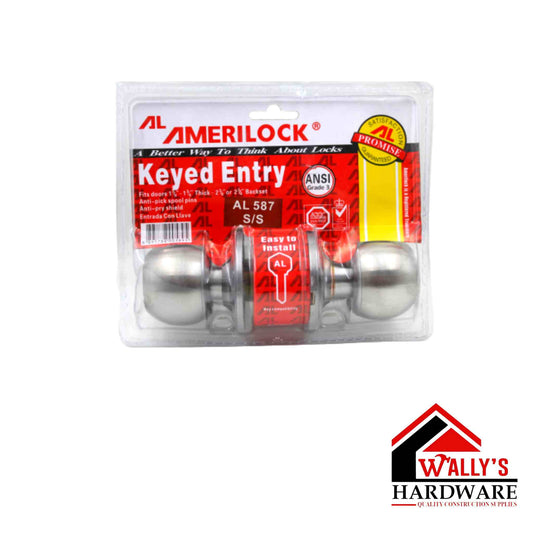 Amerilock Door Knob Stainless Steel